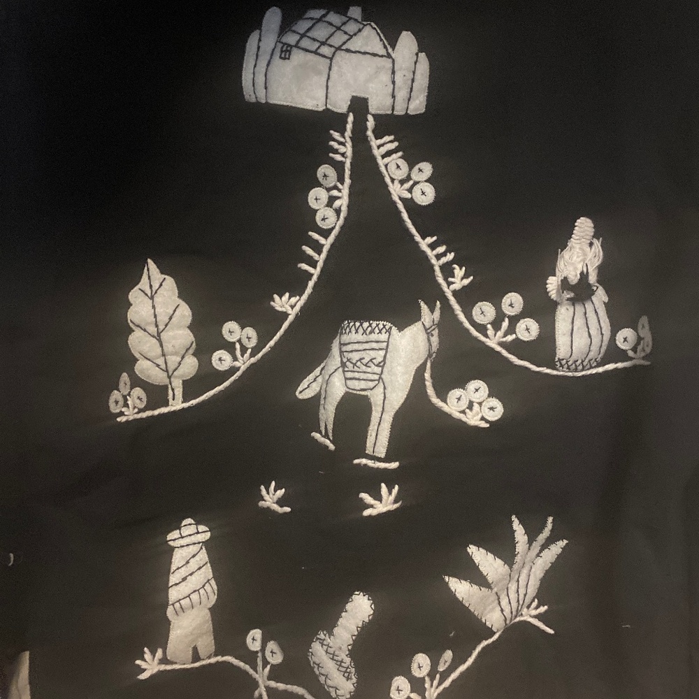Lucky Brand embroidered hoodie